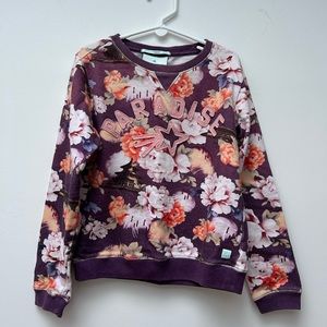 Scotch R’Belle flower sweater 8y girls